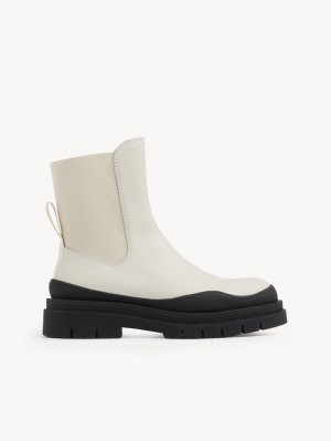 Chloe Alli Stiefeletten Weiß | CHE-SR14880