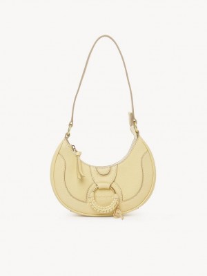 Chloe Hana Half Moon Mini Taschen Gelb | CHE-SR14764