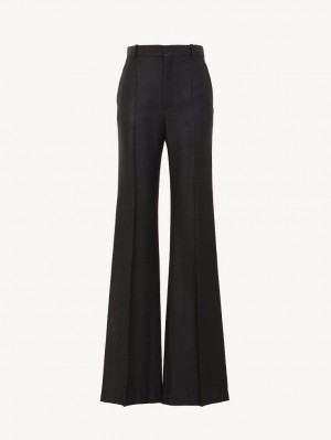 Chloe Low-waist Flare Anzüge Schwarz | CHE-SR14040