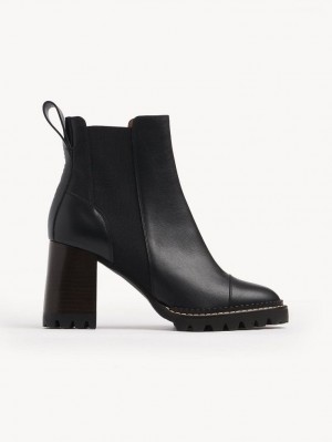 Chloe Mallory Stiefeletten Schwarz | CHE-SR14889