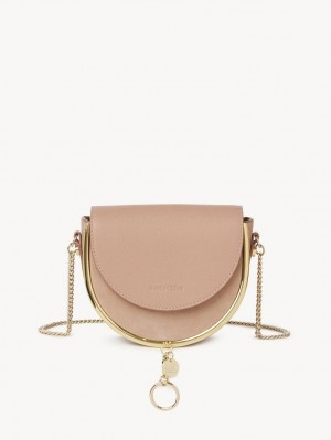 Chloe Mara Evening Mini Taschen Kaffee Rosa | CHE-SR14734