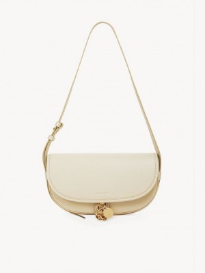 Chloe Mara Uette Schultertaschen Beige | CHE-SR14652