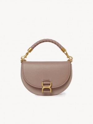 Chloe Marcie Chain Flap Crossbody Taschen Braun | CHE-SR13618