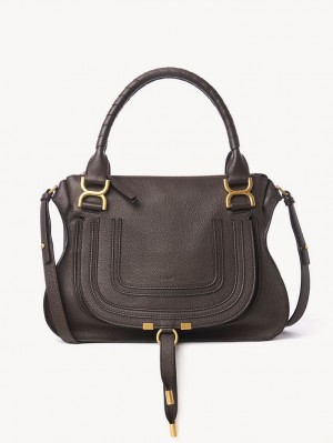 Chloe Marcie Double Carry Crossbody Taschen Braun | CHE-SR13493