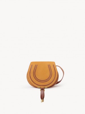 Chloe Marcie Small Saddle Mini Taschen Orange | CHE-SR13668