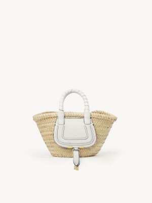 Chloe Mini Marcie Baskets Weiß | CHE-SR13631