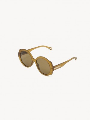 Chloe Mirtha Sonnenbrille Senfgelb | CHE-SR14532