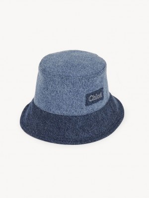 Chloe Romy Bucket Hüte Mehrfarbig Blau | CHE-SR14492