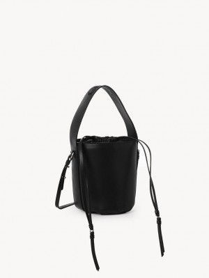 Chloe Sense Bucket Crossbody Taschen Schwarz | CHE-SR13532