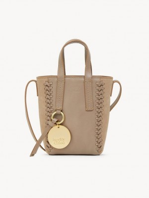 Chloe Tilda Tote Mini Taschen Grau | CHE-SR14751