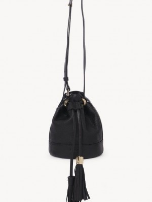 Chloe Vicki Small Bucket Schultertaschen Schwarz | CHE-SR14644