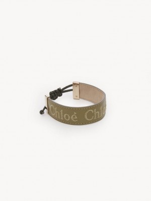 Chloe Woody Armbänder Grün | CHE-SR14431