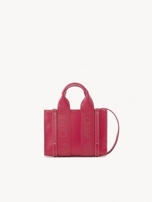 Chloe Woody Tote 1 Mini Taschen Rosa | CHE-SR13700