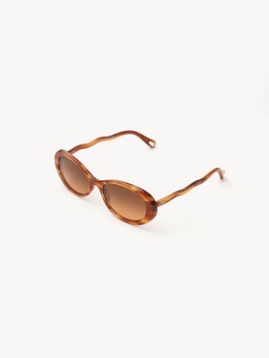 Chloe Zelie Sonnenbrille Hell | CHE-SR14554