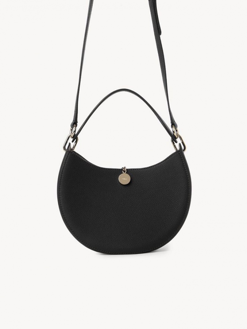 Chloe Arlène Small Hobo Crossbody Taschen Schwarz | CHE-SR13605