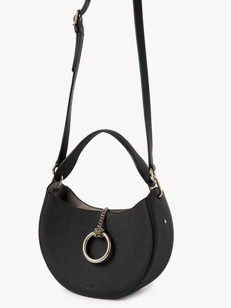 Chloe Arlène Small Hobo Crossbody Taschen Schwarz | CHE-SR13605