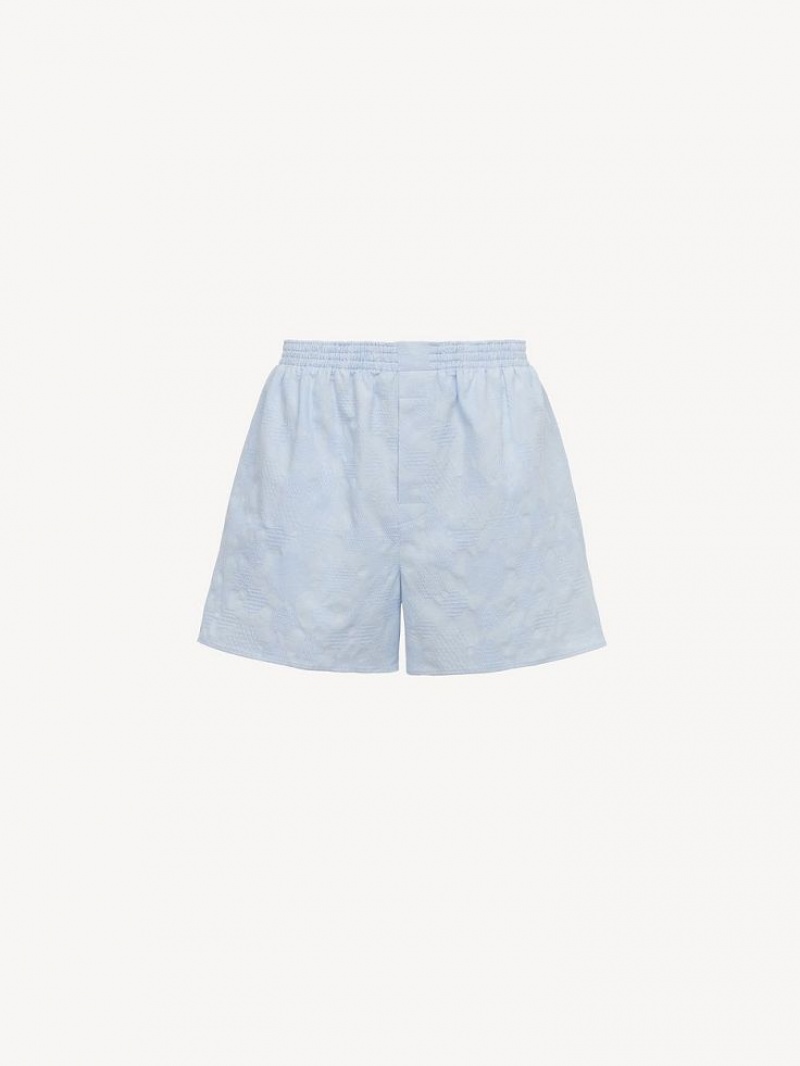 Chloe Boxer Kurze Hose Blau | CHE-SR14006