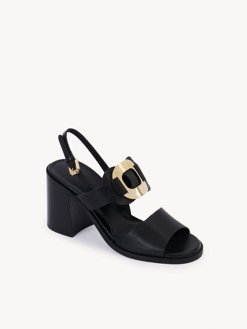 Chloe Chany High-heel Sandalen Schwarz | CHE-SR14834