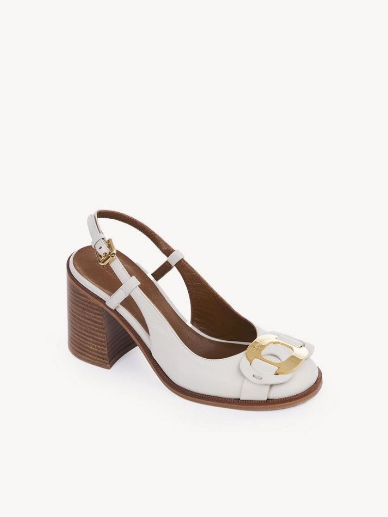 Chloe Chany Sandalen Weiß | CHE-SR14798