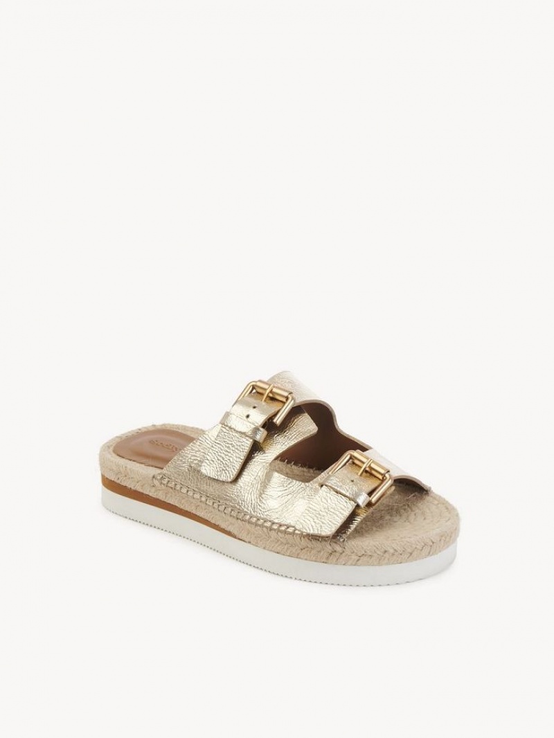 Chloe Glyn Plattform Espadrilles Sandalen Scarlatto | CHE-SR14831