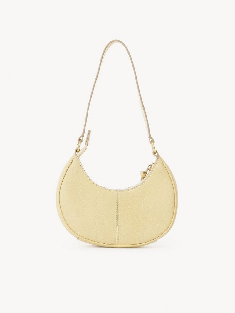 Chloe Hana Half Moon Schultertaschen Gelb | CHE-SR14661