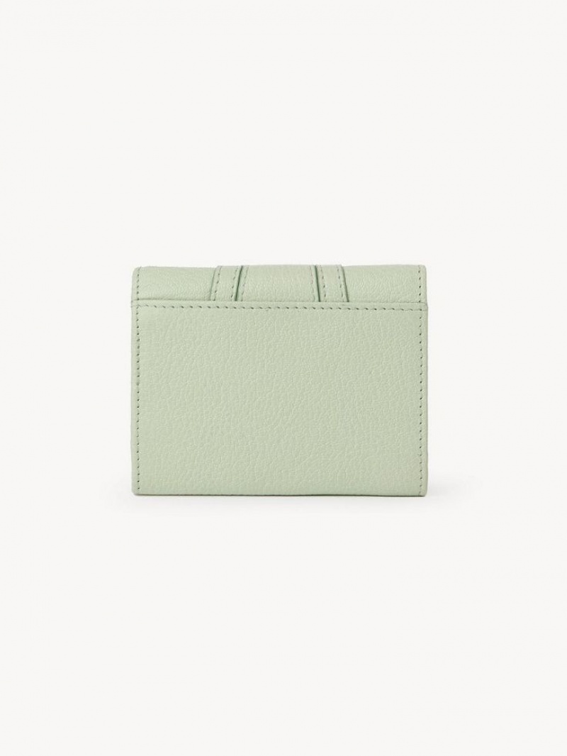 Chloe Hana Tri-fold Kleine Geldbörse Grün | CHE-SR14909