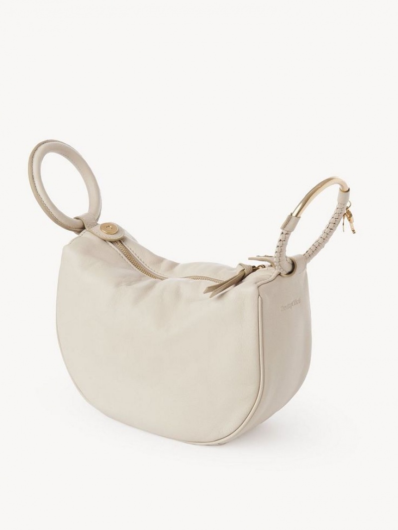 Chloe Hana Wristlet Crossbody Taschen Beige | CHE-SR14720