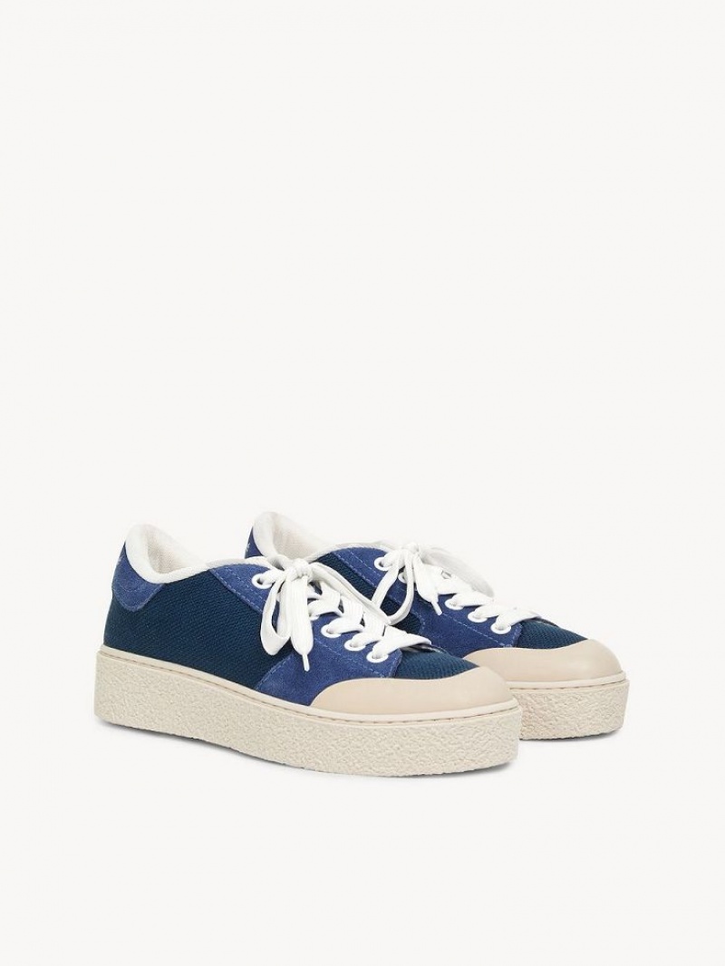 Chloe Hella Sneakers Tiefesblau | CHE-SR14851