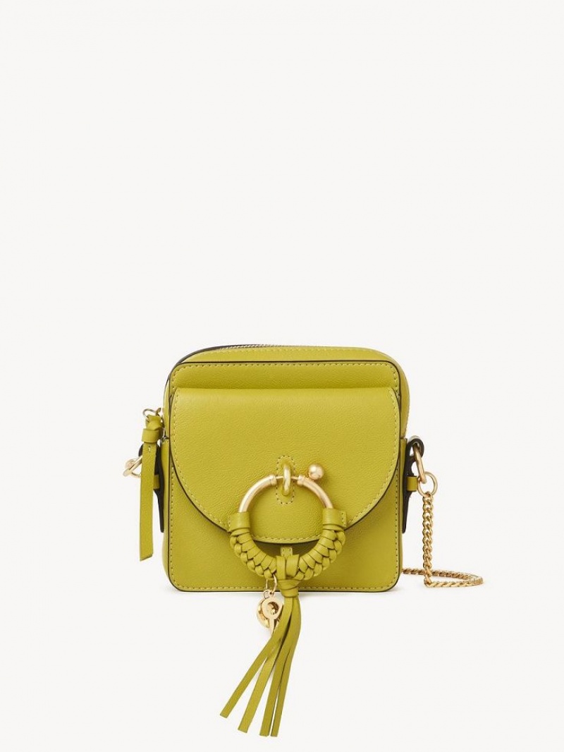 Chloe Joan Camera Mini Taschen Hellolivgrün | CHE-SR14757