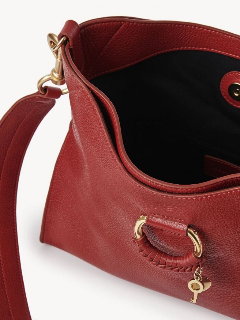 Chloe Joan Small Top Handle Schultertaschen Rot | CHE-SR14601