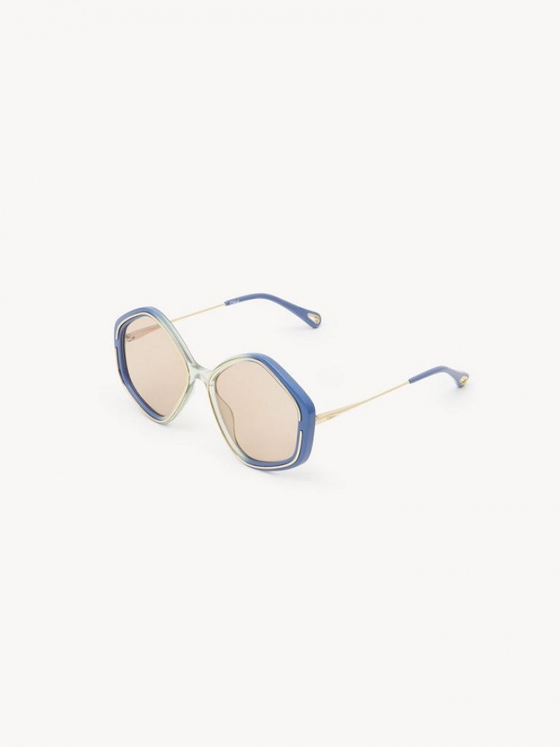 Chloe Kheene Sonnenbrille Blau | CHE-SR14505