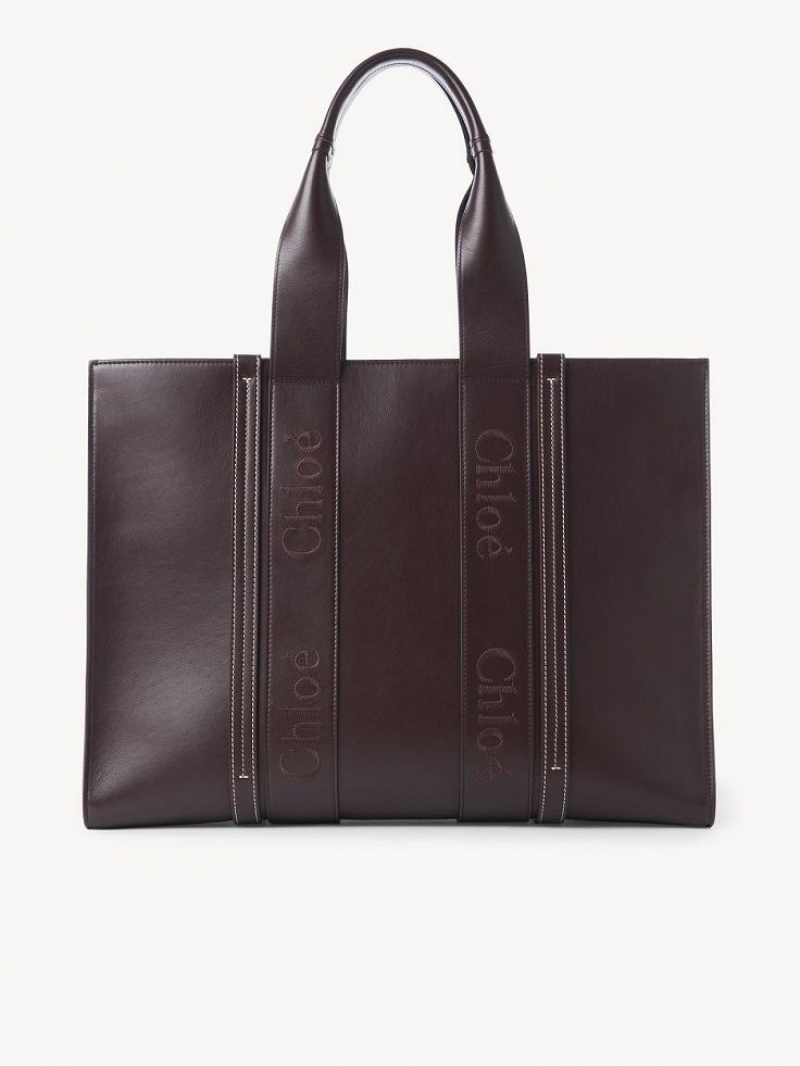 Chloe Large Woody Schultertaschen Tiefes | CHE-SR13433