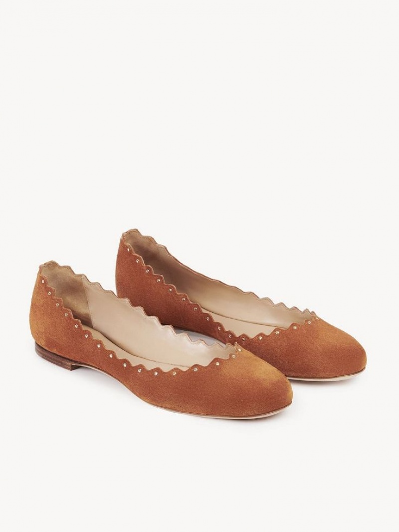 Chloe Lauren Ballet Flat Braun | CHE-SR14254