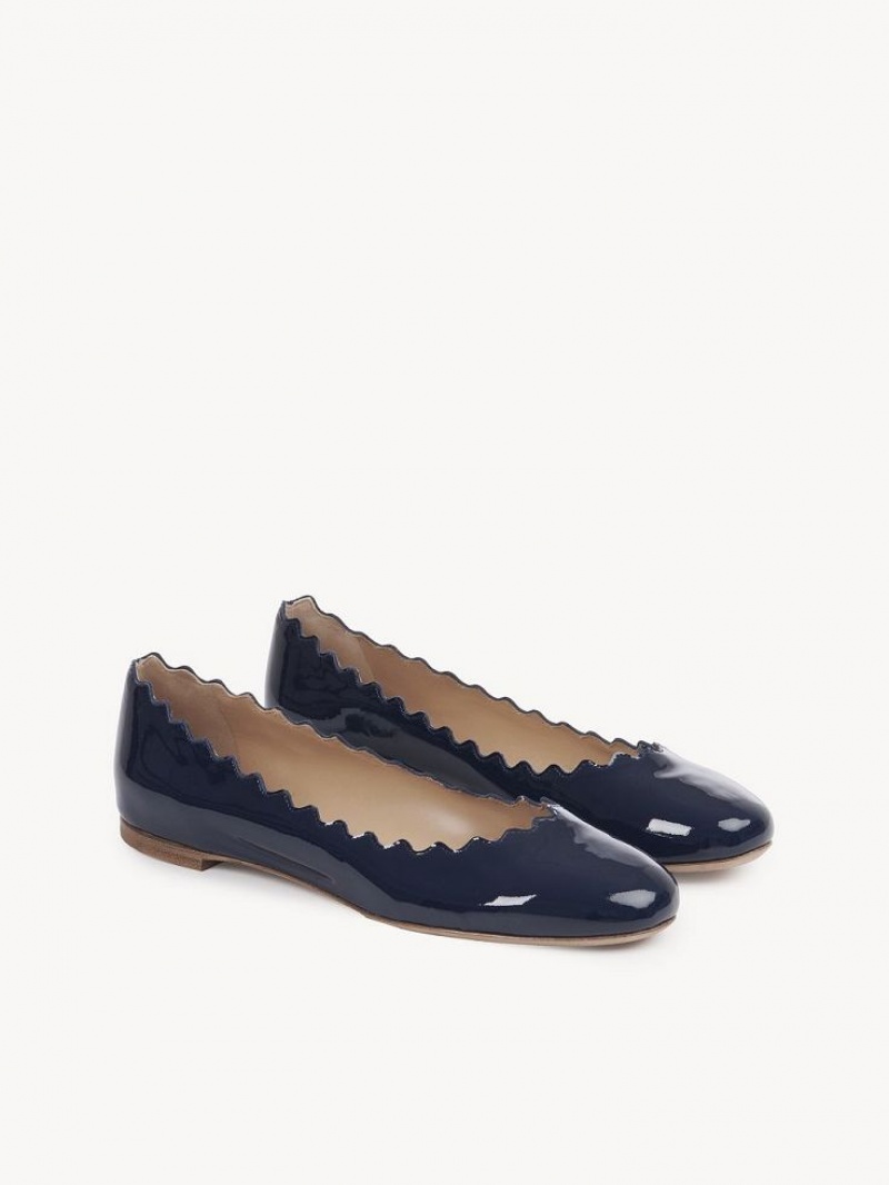 Chloe Lauren Ballet Flat Navy | CHE-SR14257