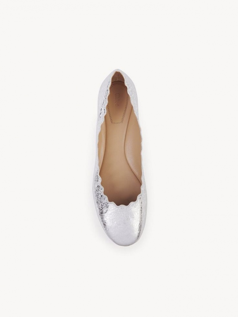 Chloe Lauren Ballet Flat Silber | CHE-SR14271