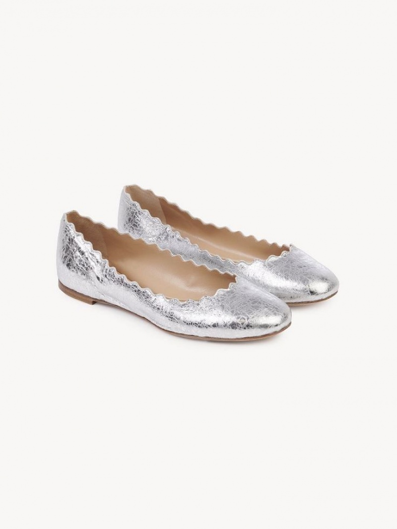 Chloe Lauren Ballet Flat Silber | CHE-SR14271