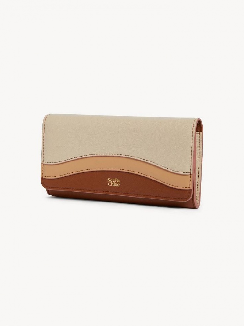 Chloe Layers Große Geldbörse Braun | CHE-SR14915