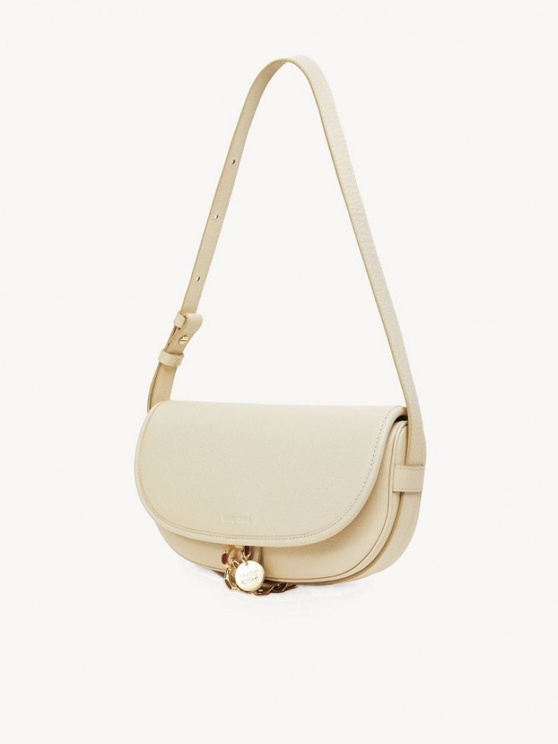 Chloe Mara Uette Schultertaschen Beige | CHE-SR14652