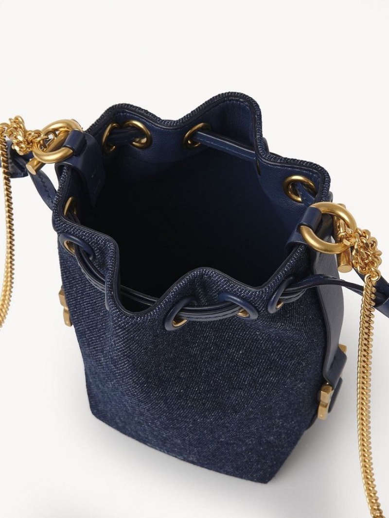 Chloe Marcie Bucket Mini Taschen Blau | CHE-SR13715