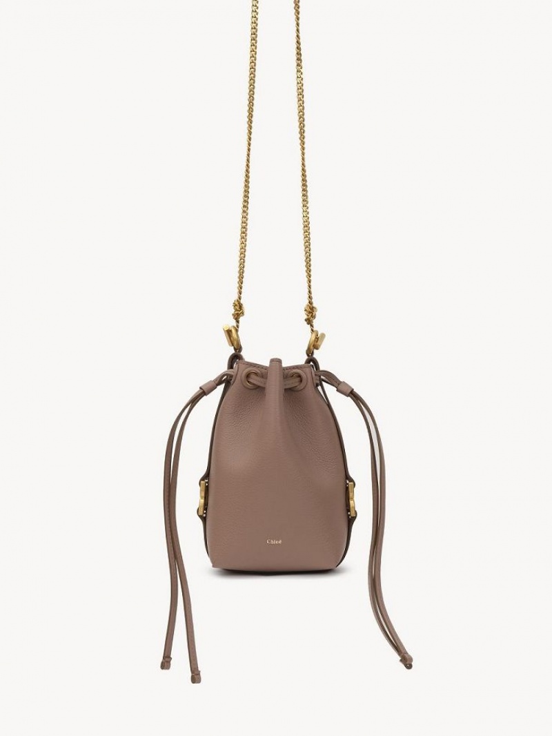 Chloe Marcie Bucket Mini Taschen Braun | CHE-SR13716