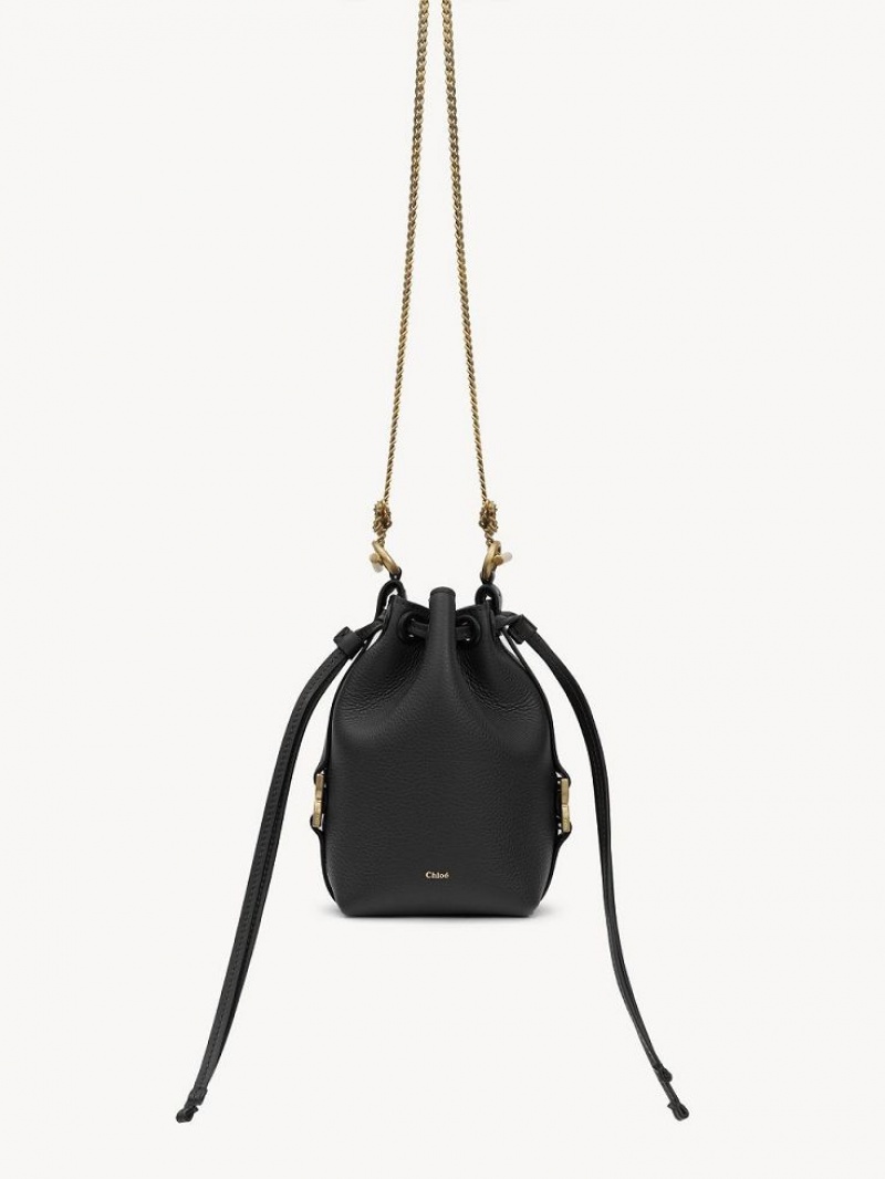 Chloe Marcie Bucket Mini Taschen Schwarz | CHE-SR13718