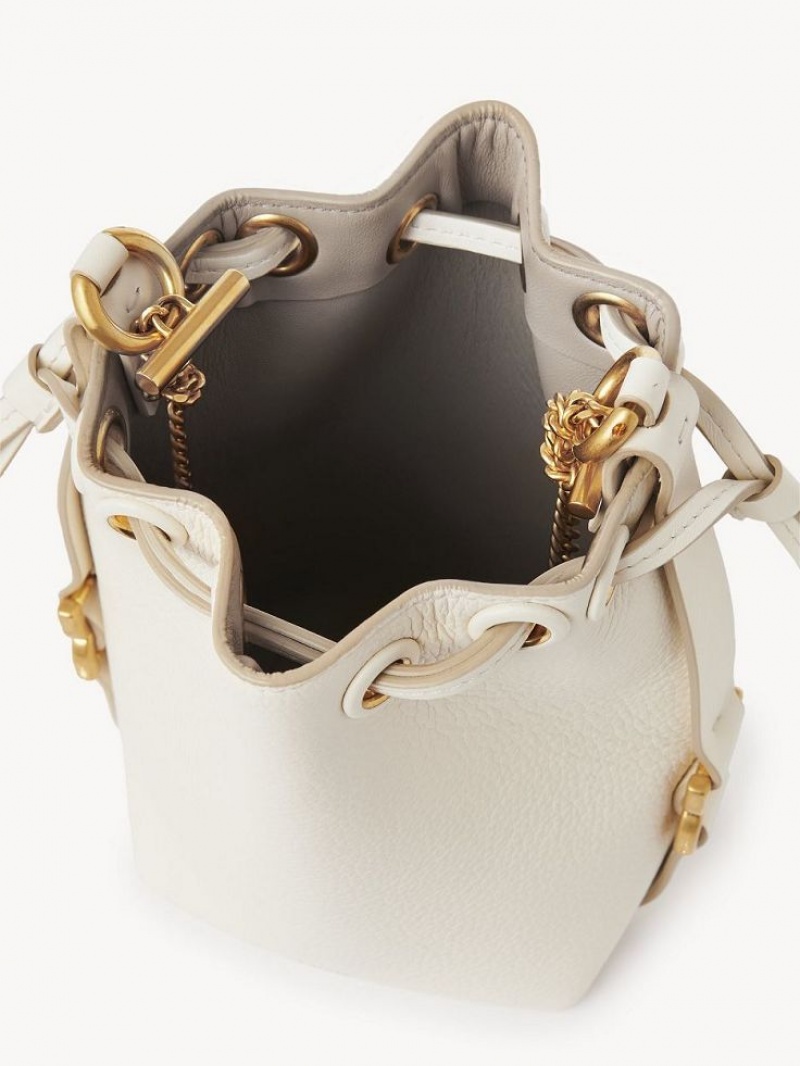 Chloe Marcie Bucket Mini Taschen Weiß | CHE-SR13717