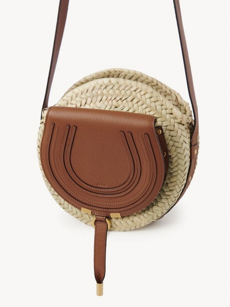 Chloe Marcie Cross-body Baskets Braun | CHE-SR13639