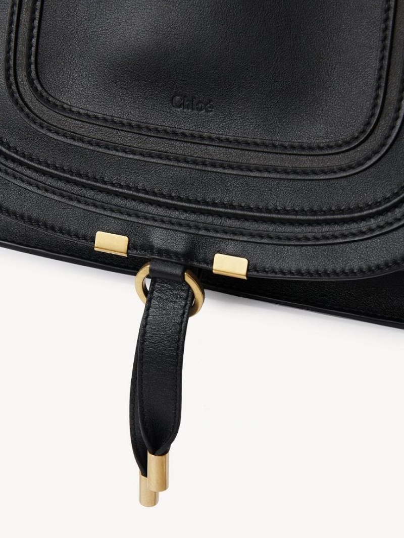 Chloe Marcie Double Carry Crossbody Taschen Schwarz | CHE-SR13499