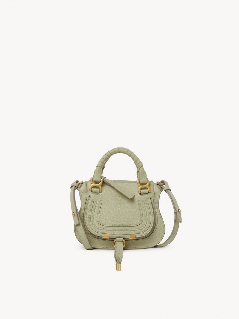 Chloe Marcie Double Carry Mini Taschen Grün | CHE-SR13674