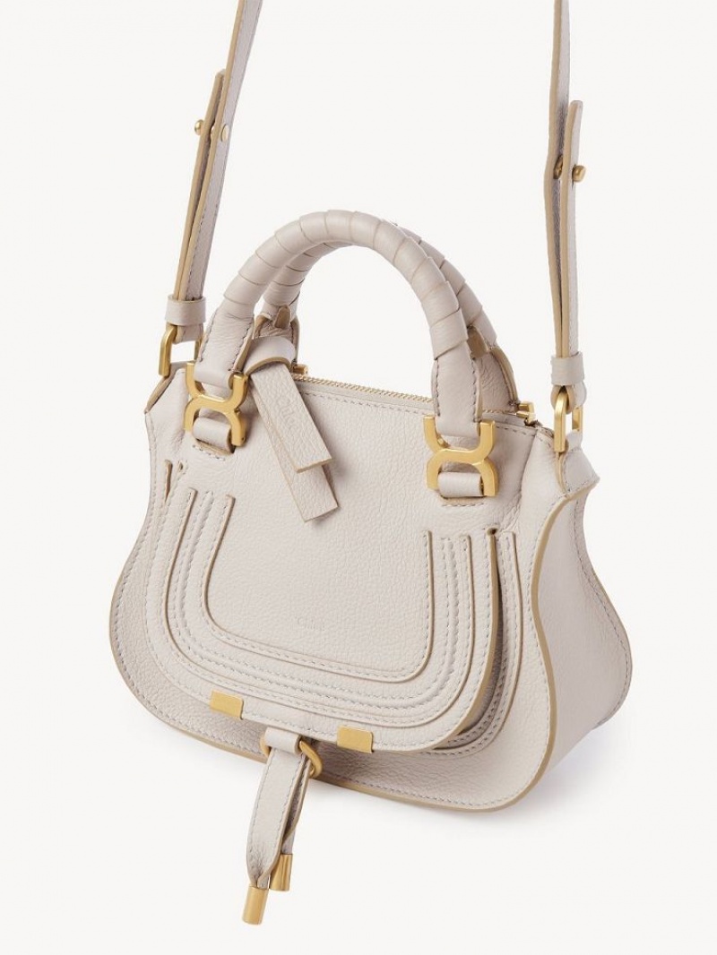 Chloe Marcie Double Carry Mini Taschen Grau | CHE-SR13714