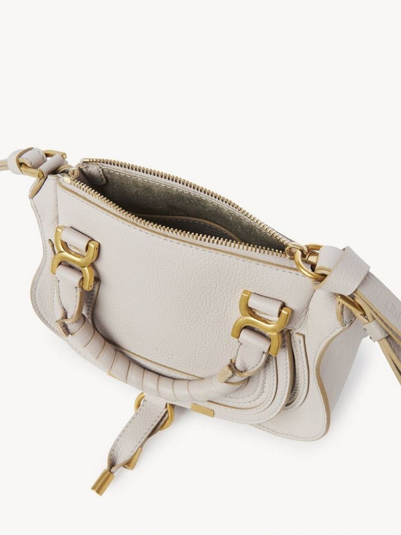 Chloe Marcie Double Carry Mini Taschen Grau | CHE-SR13714