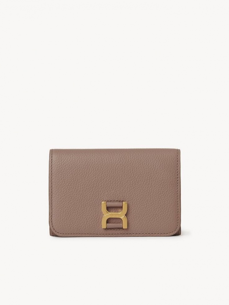 Chloe Marcie Medium Kleine Geldbörse Braun | CHE-SR14281