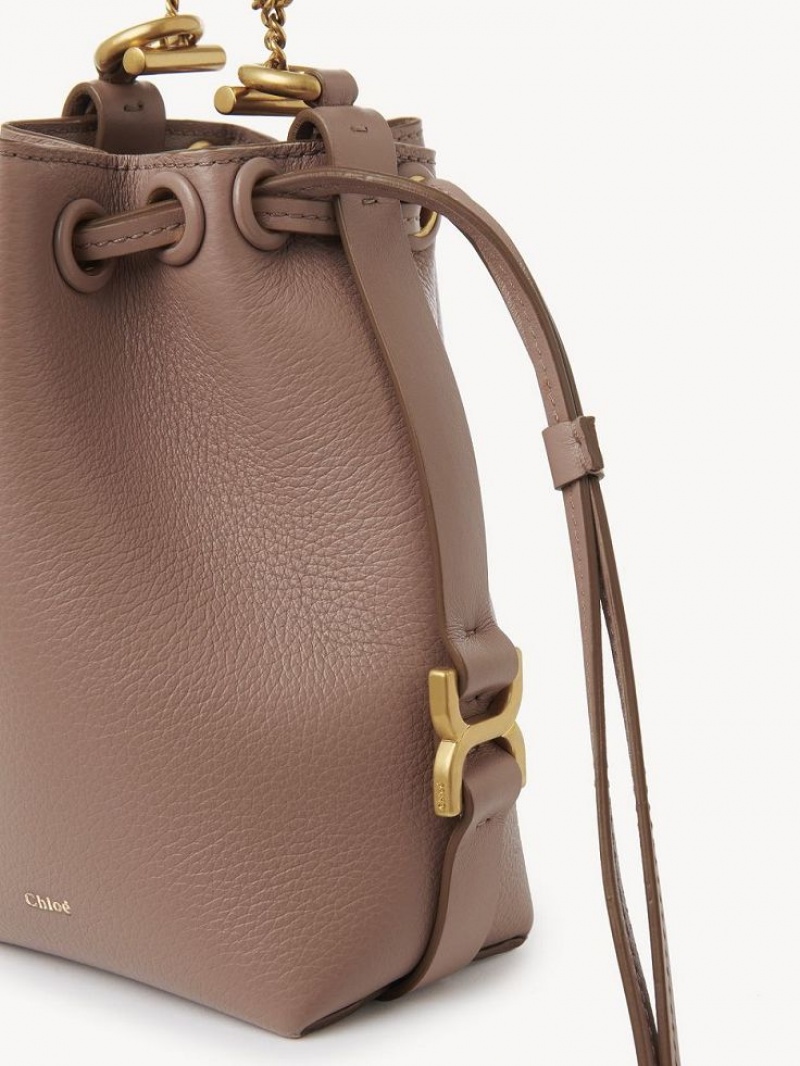 Chloe Marcie Micro Bucket Crossbody Taschen Braun | CHE-SR13613