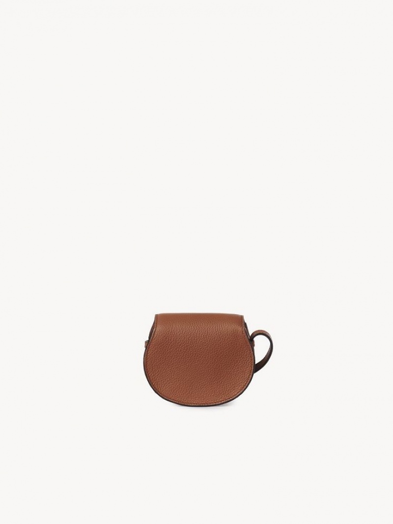 Chloe Marcie Nano Saddle Mini Taschen Braun | CHE-SR13684